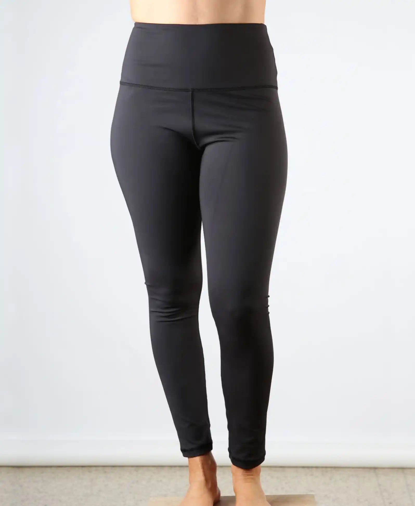 Swim legging Long black Front