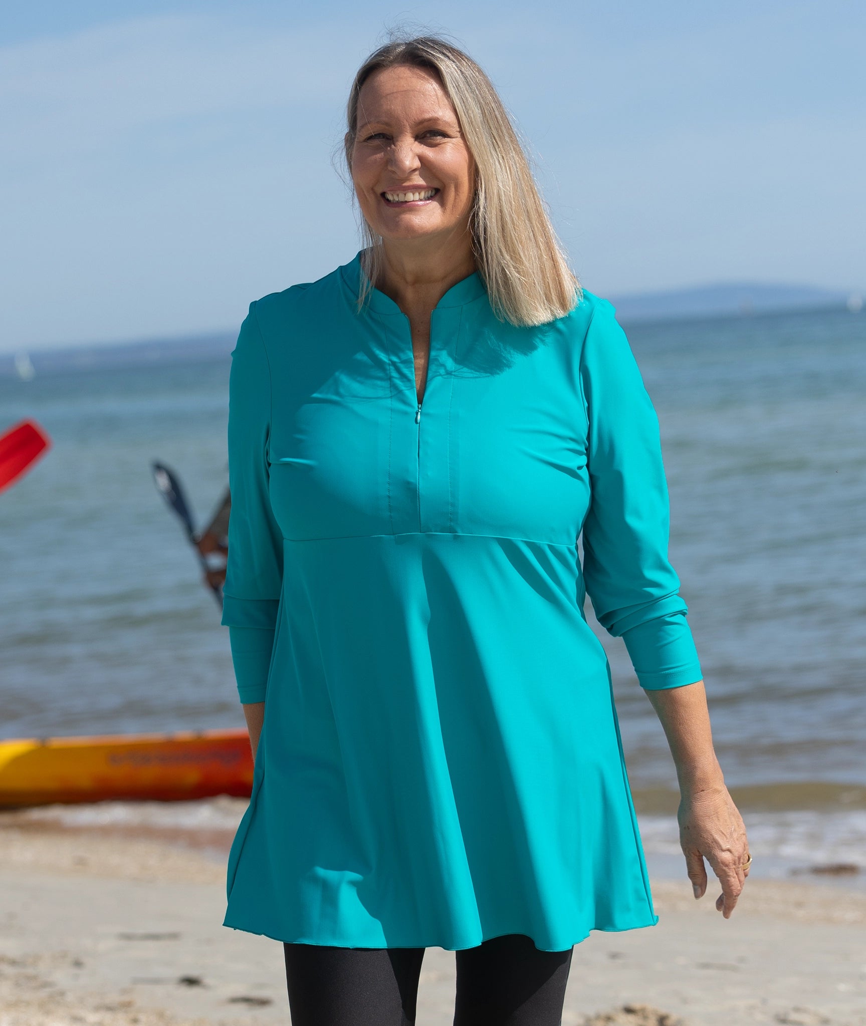 Swim_Dress_Amalfi_Green_size16_beach