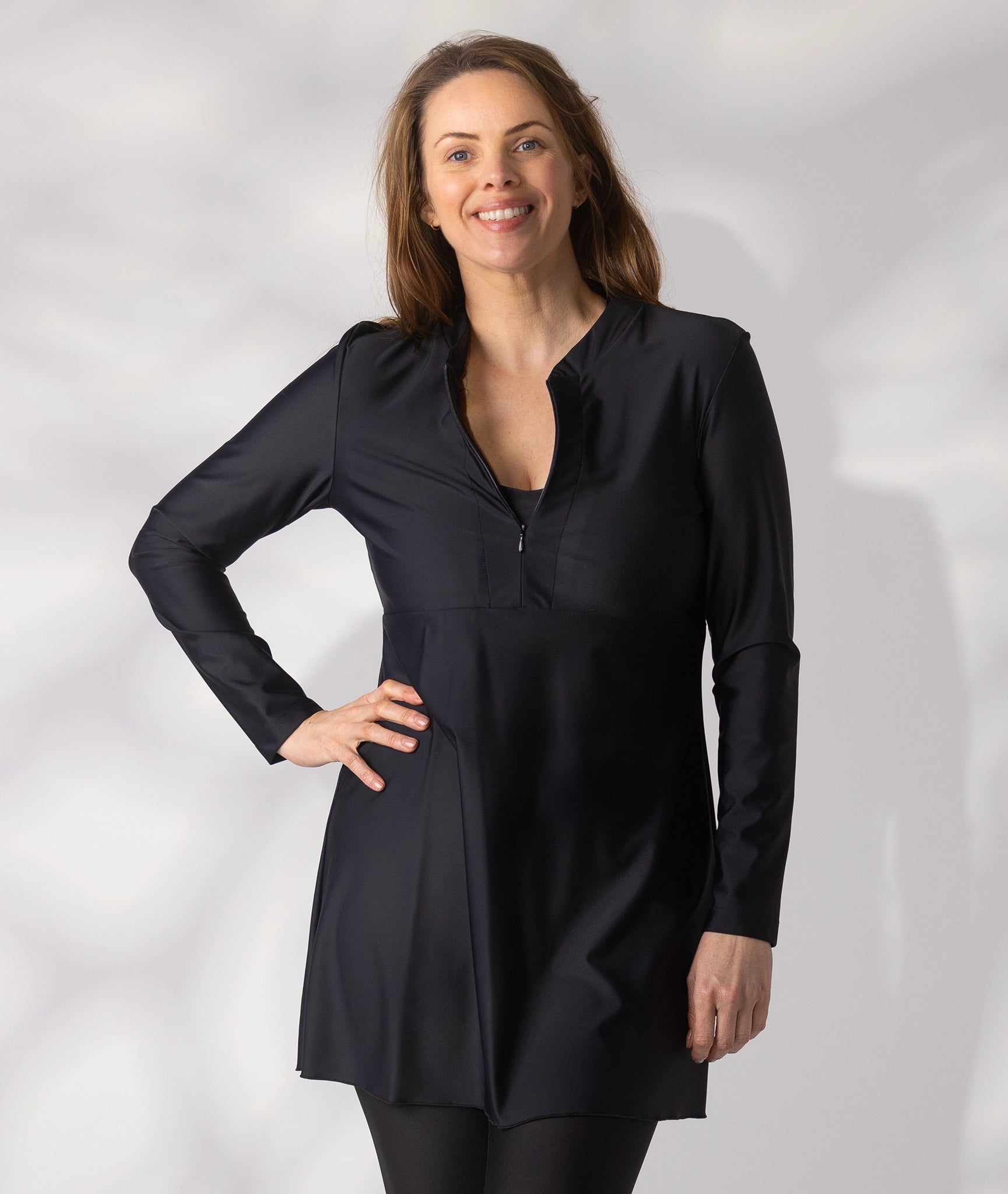 Swim_Dress_Long+sleeve_Black_size12