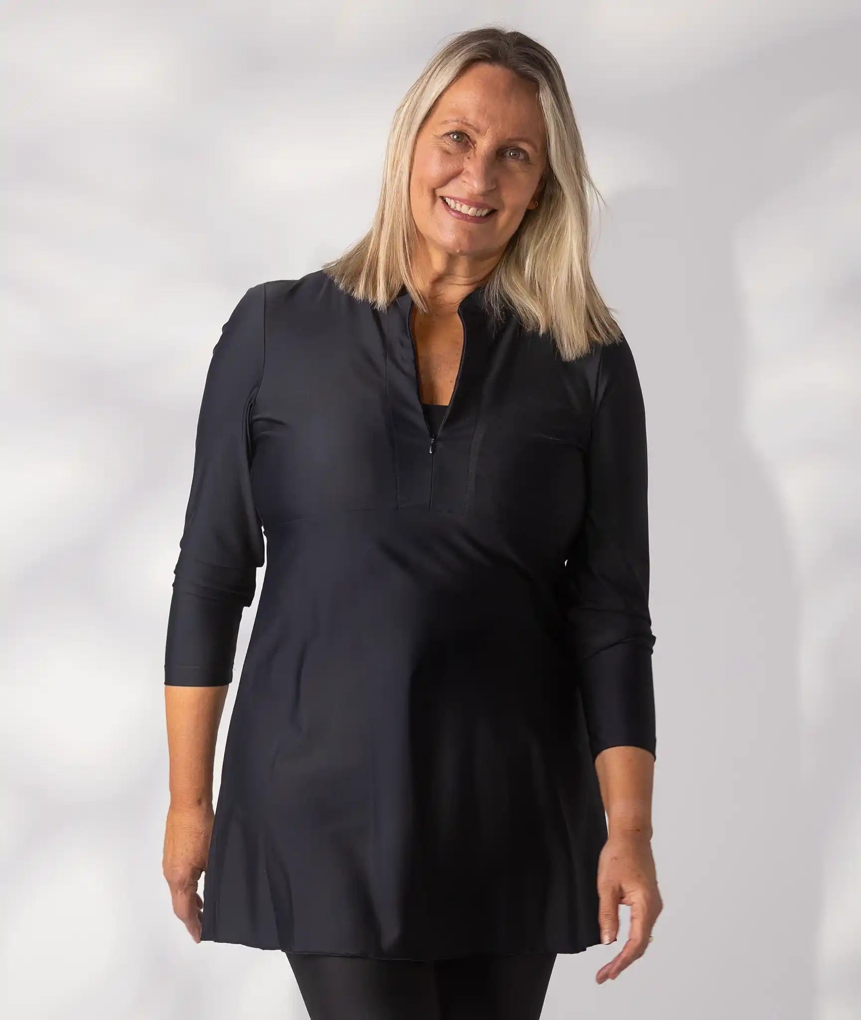 Swim Dress Black Size 16 front