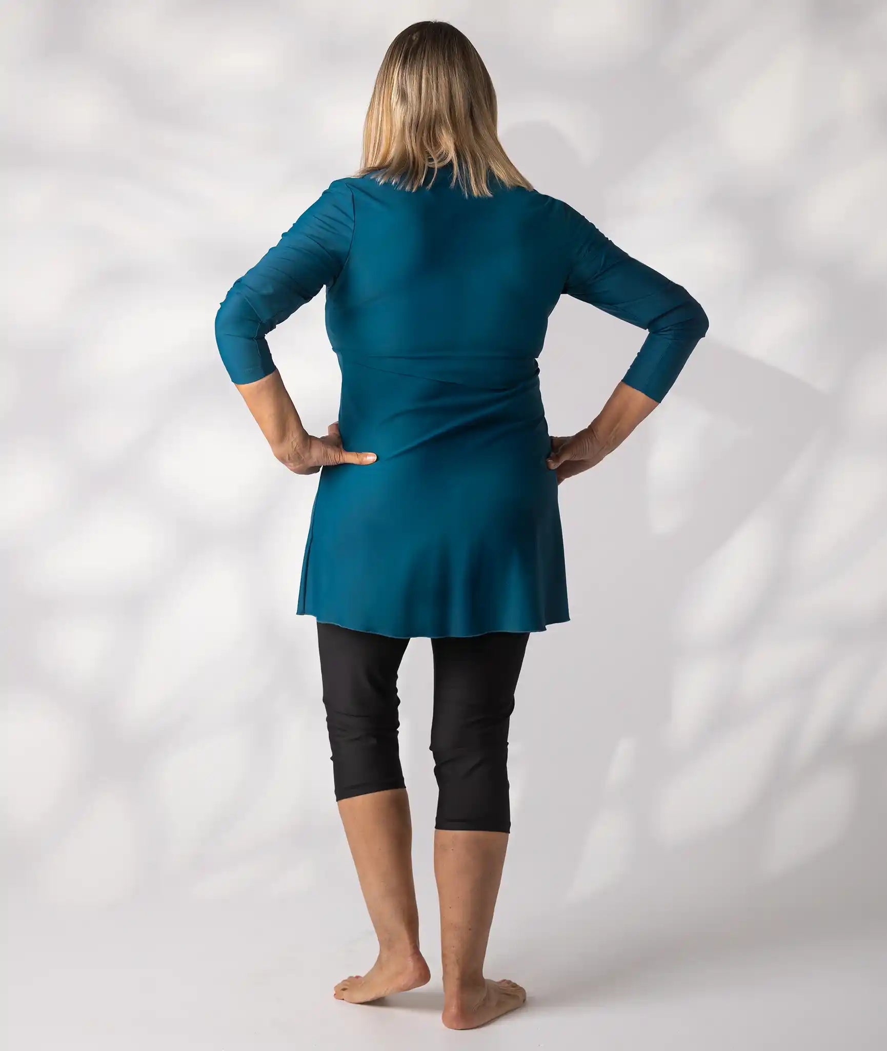 Swim Dress Teal Size 16 back