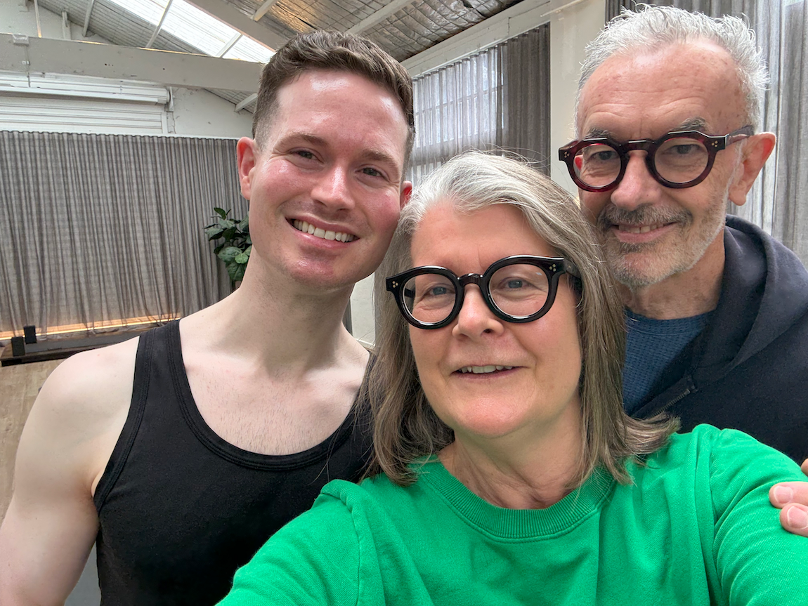 Mathew harden yoga teacher and Terry and Kate 