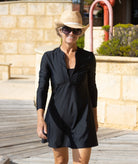 Swimdresses; swim dress; coverup; aussie; UVP50+; black
