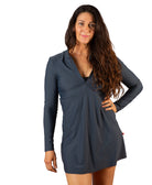 Swimdress; swimdresses; spf50+; carbon grey