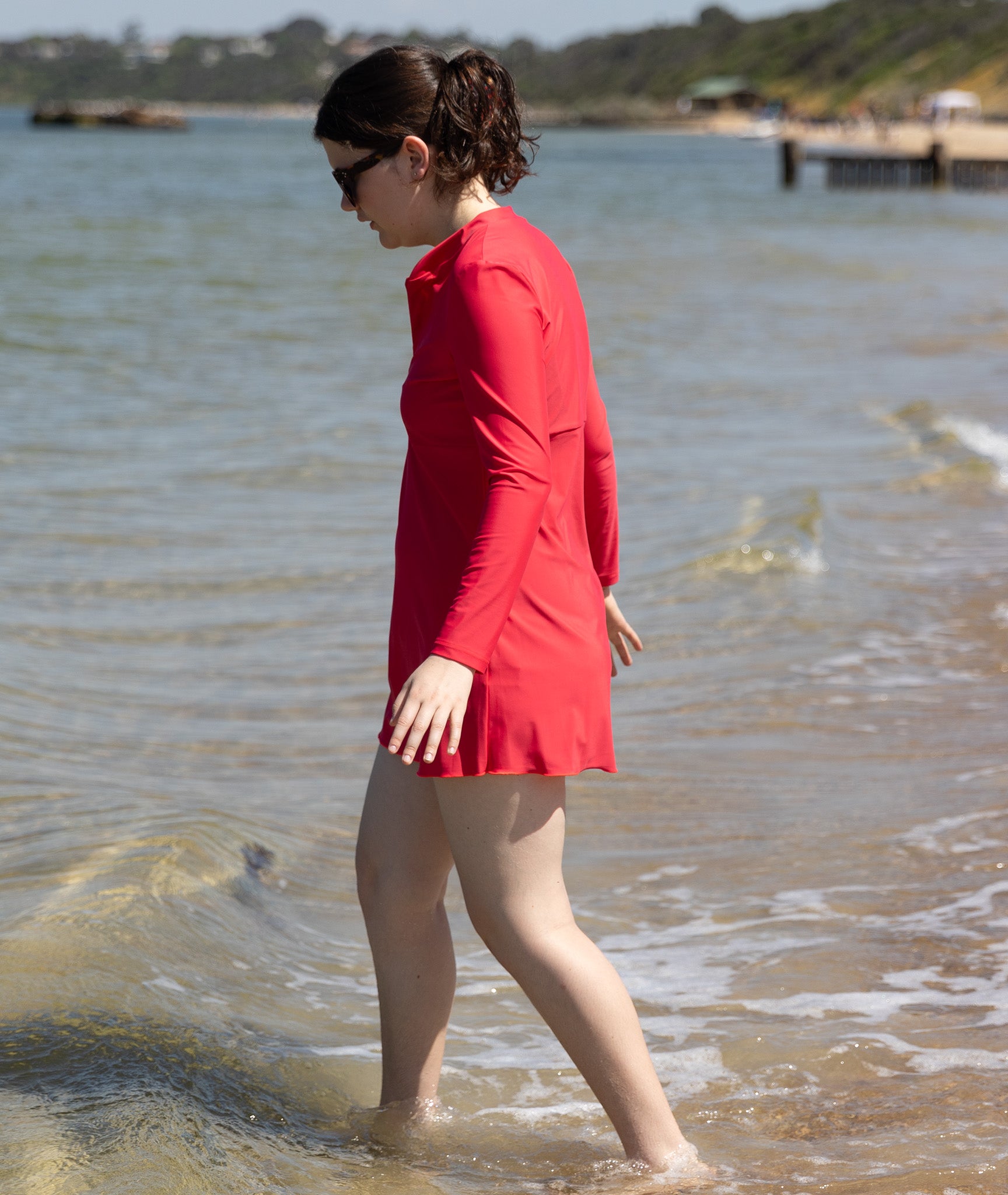 Swim dresses; Swimdress; UVP50; aussie swimwear; coverup; watermelon