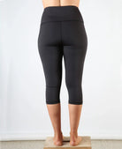 Swim Crop Legging Black Back