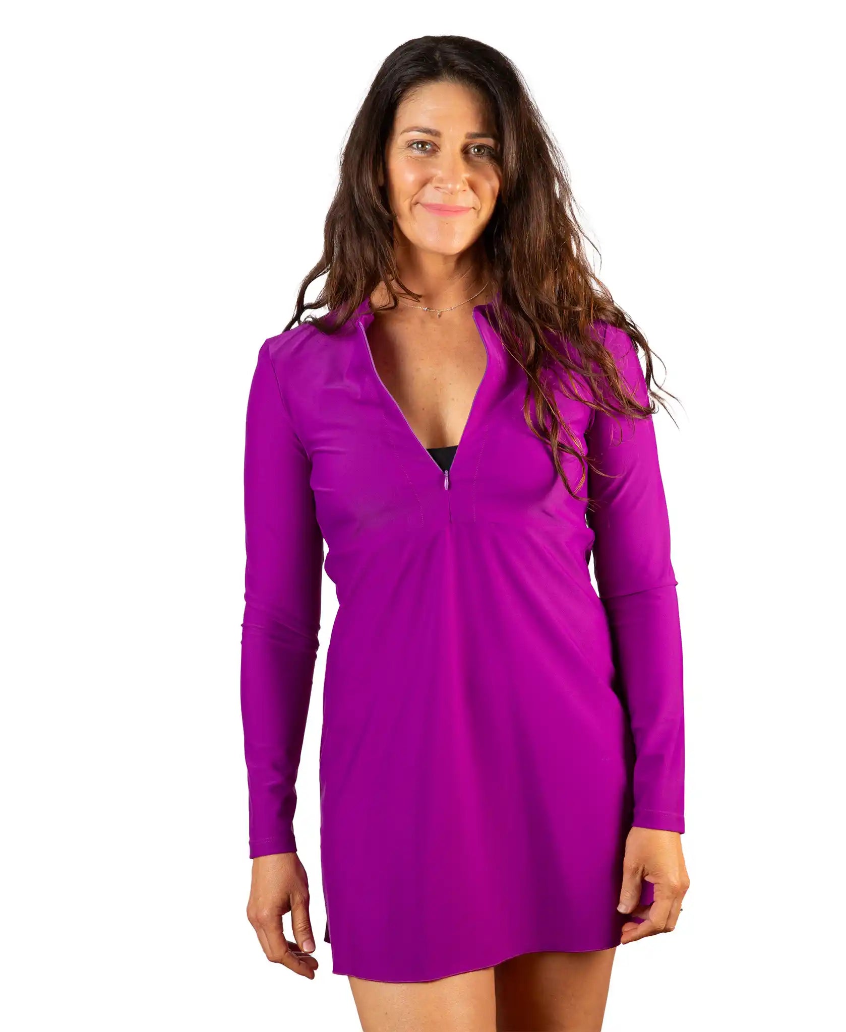 Swim_Dress_Spirit Purple_Front