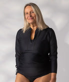 Swim Rash top Black size 16 front