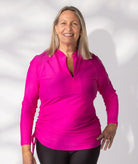 Swim Rash top Thai Pink size 16 front