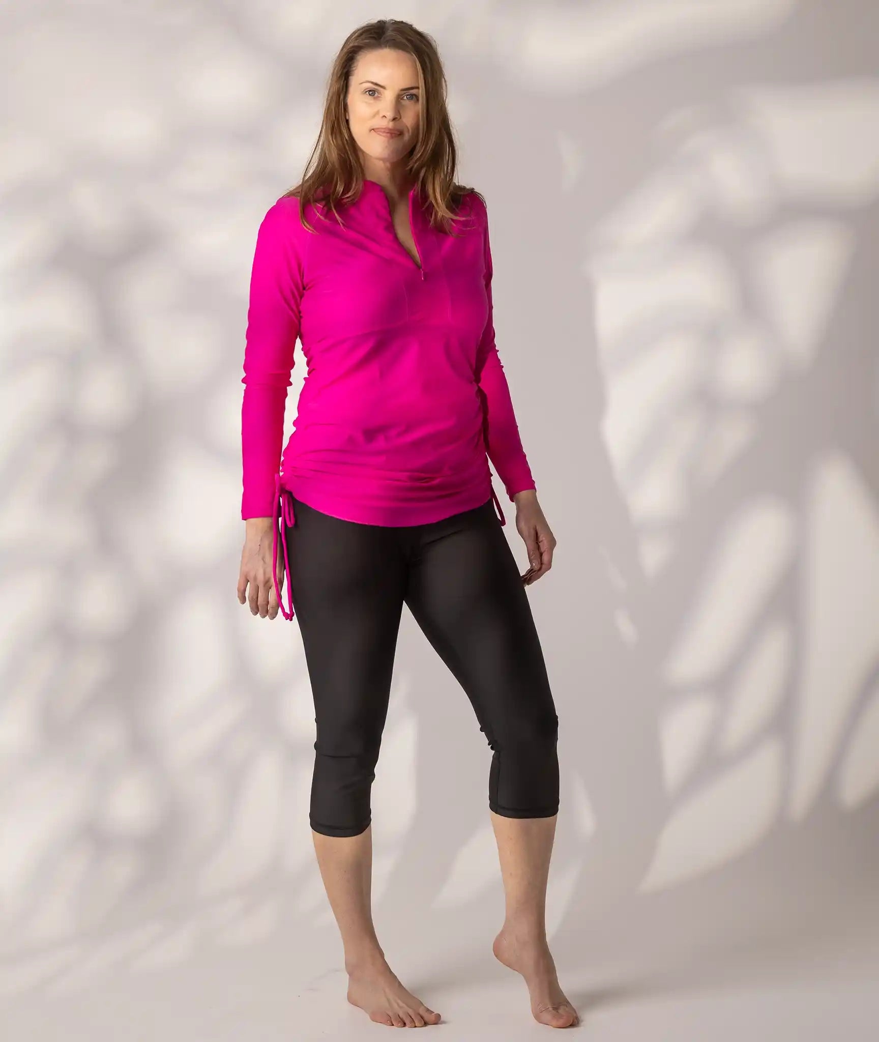 Swim Rash top Thai Pink size 12 side