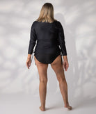 Swim Rash top Black size 16 back