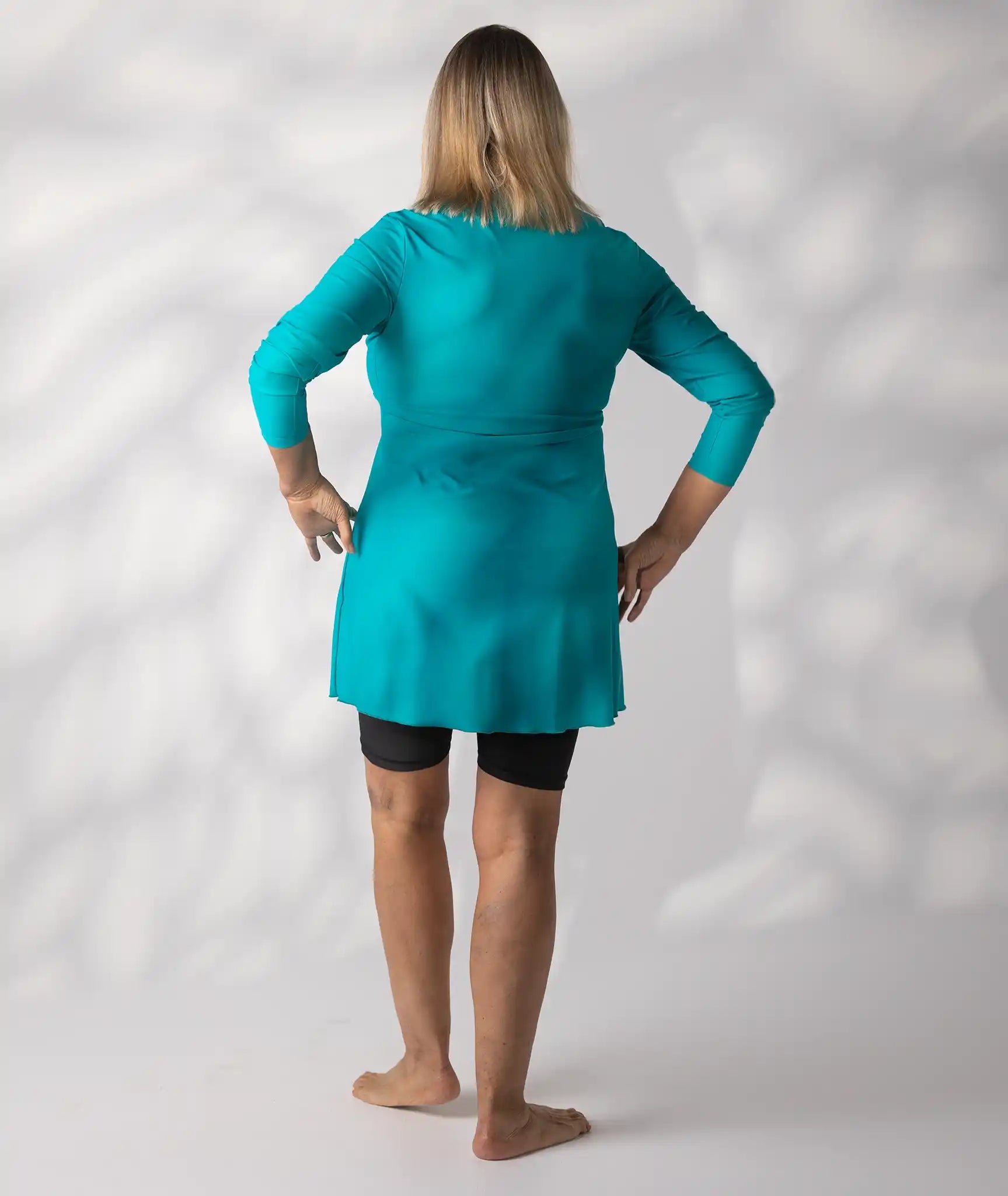  Swim Dress Amalfi Green Size 16 back