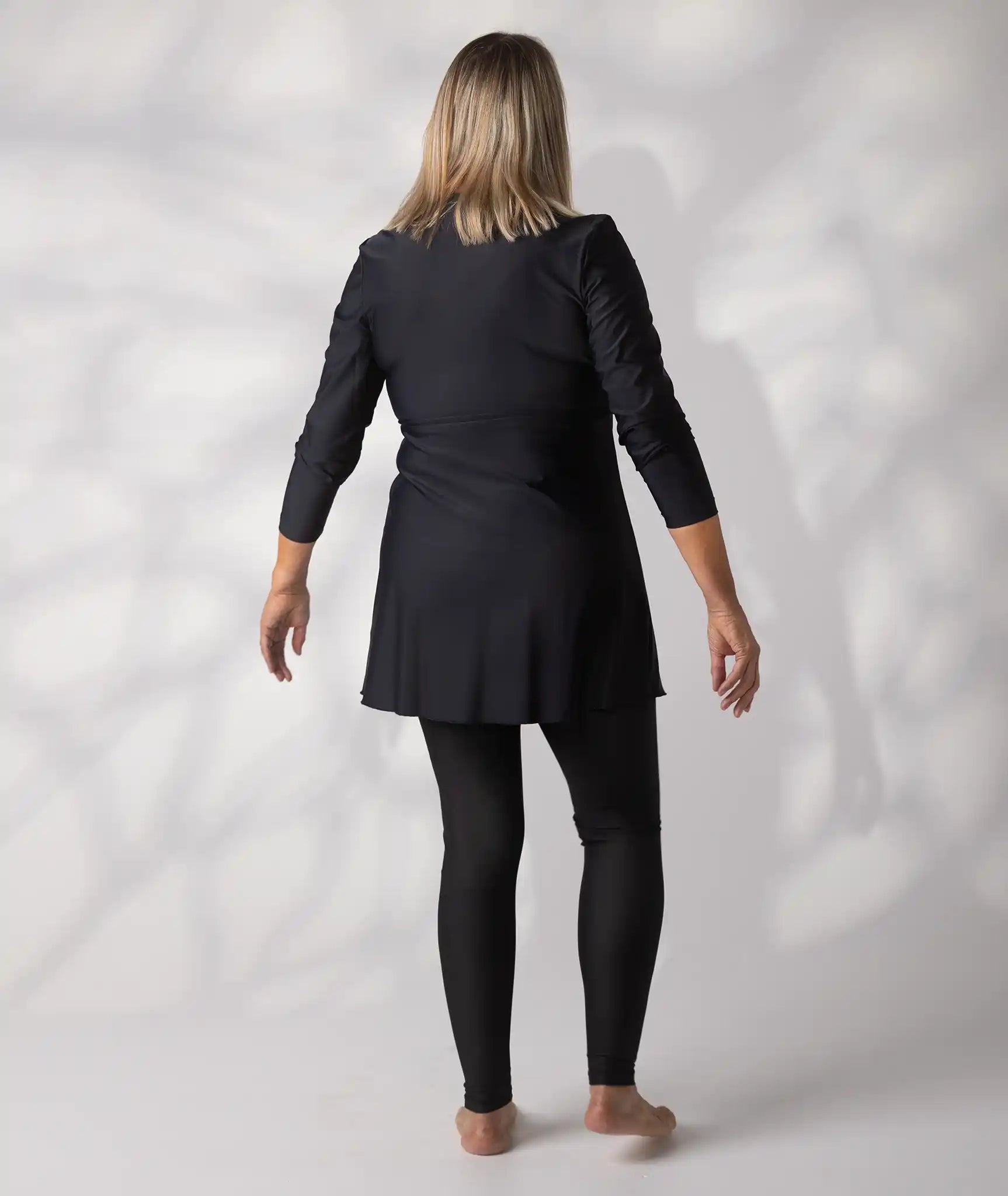  Swim Dress Black Size 16 back