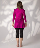  Swim Dress Hibiscus Pink Size 12 back