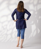  Swim Dress Navy Size 12 back