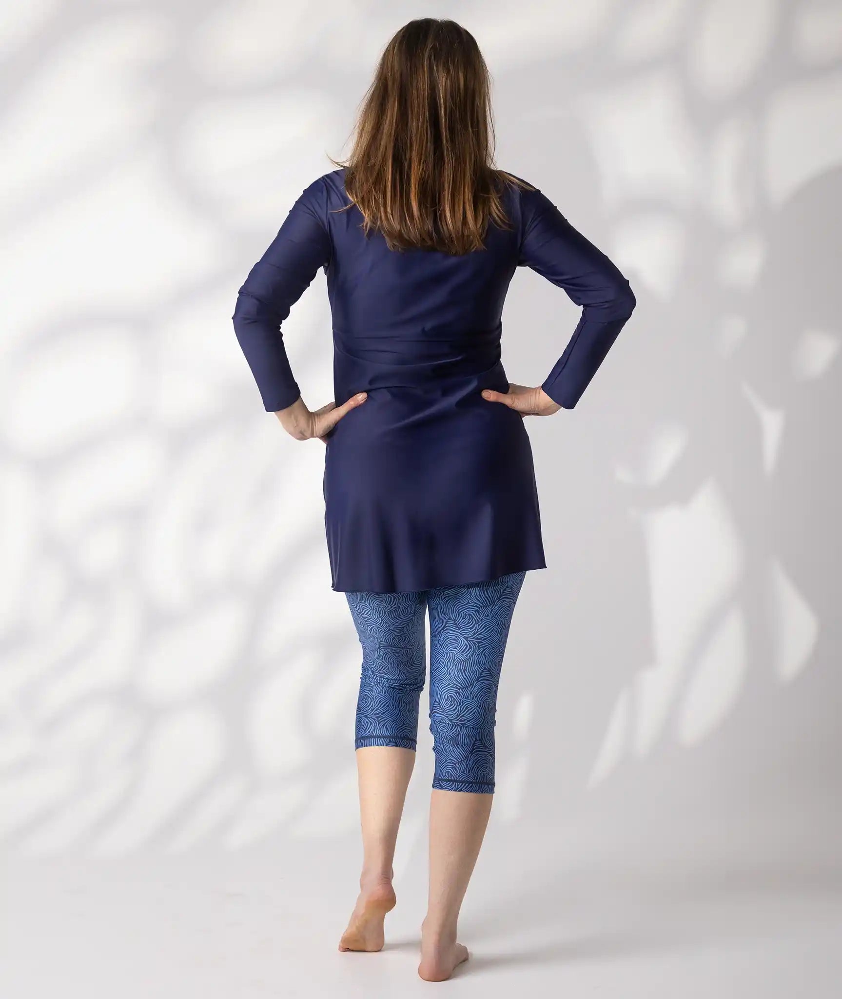  Swim Dress Navy Size 12 back