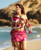 Walk_Skirt_Pink_Flower_Print_Beach